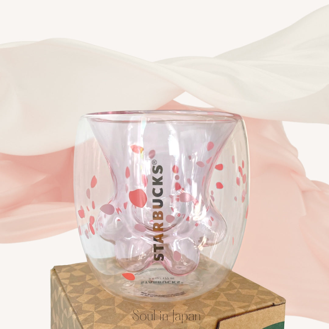 Textured Cat Glass Cup - Pink - Blue - ApolloBox